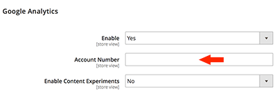 Magento 2 admin store google analytics 